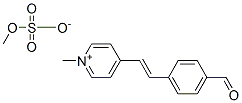N-甲基-4-(对甲酰苯乙烯基)吡啶甲基硫酸盐结构式_74401-04-0结构式