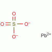 硫酸铅结构式_7446-14-2结构式