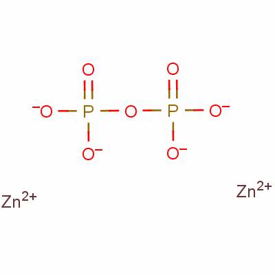 焦磷酸锌结构式_7446-26-6结构式