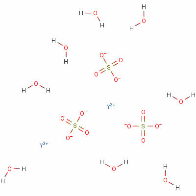 硫酸钇结构式_7446-33-5结构式