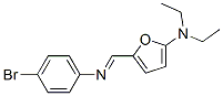  5-[[(4-溴苯基)亚氨基]甲基]-N,N-二乙基-2-呋喃胺结构式_744961-12-4结构式