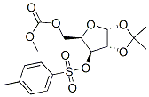 5-O-羰基甲氧基-1,2-O-亚异丙基-3-O-对甲苯磺酰基-Α-D-呋喃木糖结构式_74580-94-2结构式