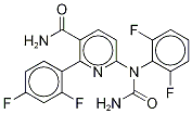 6-[(氨基羰基)(2,6-二氟苯基)氨基]-2-(2,4-二氟苯基)-3-吡啶羧酰胺结构式_745833-23-2结构式