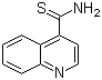 喹啉-4-硫代甲酰胺结构式_74585-98-1结构式