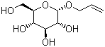 烯丙基-α-D-吡喃葡萄糖苷结构式_7464-56-4结构式
