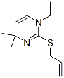 (9CI)-1-乙基-1,4-二氢-4,4,6-三甲基-2-(2-丙烯基硫代)-嘧啶结构式_746546-24-7结构式