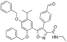 5-[2,4-双(苄氧基)-5-异丙基苯基]-n-乙基-4-(4-甲酰基苯基)异噁唑-3-羧酰胺结构式_747414-23-9结构式