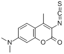 7-(二甲基氨基)-3-异硫代氰酰基-4-甲基-2H-1-苯并吡喃-2-酮结构式_74802-04-3结构式