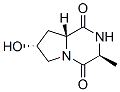 (3S,7R,8aR)-(9CI)-六氢-7-羟基-3-甲基吡咯并[1,2-a]吡嗪-1,4-二酮结构式_748142-27-0结构式