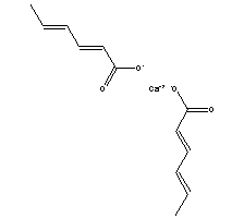 山梨酸钙结构式_7492-55-9结构式