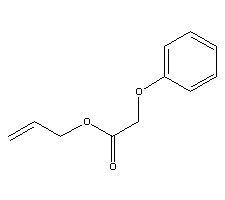 苯氧乙酸烯丙酯结构式_7493-74-5结构式