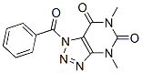 1-苯甲酰基-4,6-二甲基-1H-1,2,3-噻唑并[4,5-d]嘧啶-5,7(4h,6h)-二酮结构式_7499-84-5结构式