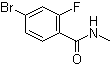 4-溴-2-氟-N-甲基苯甲酰胺结构式_749927-69-3结构式