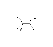 1-氯-1,1-二氟乙烷结构式_75-68-3结构式