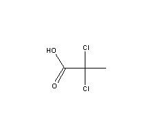 2,2-二氯丙酸结构式_75-99-0结构式
