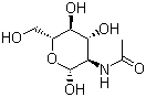 N-乙酰氨基葡萄糖结构式_7512-17-6结构式