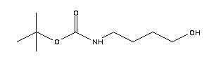 4-(N-叔丁氧羰基氨基)-1-丁醇结构式_75178-87-9结构式