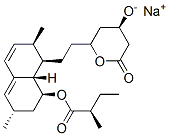 洛伐他汀钠结构式_75225-50-2结构式
