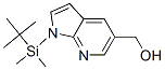 1-[(1,1-二甲基乙基)二甲基甲硅烷基]-1H-吡咯并[2,3-b]吡啶-5-甲醇结构式_754214-45-4结构式