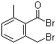 2-溴甲基-6-甲基苯甲酰基溴结构式_755030-83-2结构式