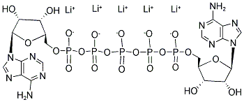 三锂[[[(2R,3S,4R,5R)-5-(6-氨基嘌呤-9-基)-3,4-二羟基-四氢呋喃-2-基]甲氧基-羟基-磷酰]氧基-羟基-磷酰][[[(2R,3S,4R,5R)-5-(6-氨基嘌呤-9-基)-3,4-二羟基-四氢呋喃-2-基]甲氧基-氧代-磷酰]氧基-氧代-磷酰]磷酸酯结构式_75522-97-3结构式