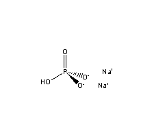 磷酸氢二钠结构式_7558-79-4结构式