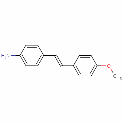 4-氨基-4-甲氧基茋结构式_7570-37-8结构式