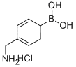 4-氨甲基苯基硼酸盐酸盐结构式_75705-21-4结构式