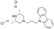 9-[3-(顺式-3,5-二甲基-1-哌嗪)丙基]-9h-咔唑双盐酸盐结构式_75859-03-9结构式