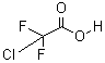 二氟氯乙酸结构式_76-04-0结构式