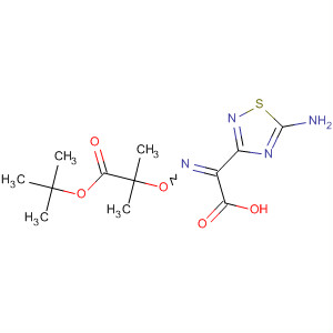 (Z)-2-[[1-(叔丁氧基羰基)-1-甲基乙氧基]亚氨基]-2-(5-氨基-[124]噻二唑-3-基)-乙酸结构式_76028-96-1结构式