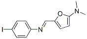  5-[[(4-碘苯基)亚氨基]甲基]-N,N-二甲基-2-呋喃胺结构式_761338-90-3结构式