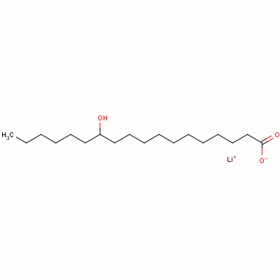 12-羟基硬脂酸锂结构式_7620-77-1结构式