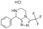 8-Phenyl-3-(trifluoromethyl)-5,6,7,8-tetrahydro[1,2,4]triazolo[4,3-a]pyrazine hydrochloride Structure,762240-94-8Structure