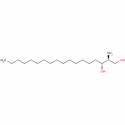 D-赤式-二氢-D-鞘氨醇结构式_764-22-7结构式