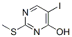 5-碘-6-羟基-2-甲基硫代嘧啶结构式_76510-61-7结构式
