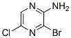 3-溴-5-氯-2-氨基吡嗪结构式_76537-18-3结构式