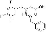 (R)-3-(苄氧基氨基)-4-(2,4,5-三氟苯基)丁酸结构式_767352-29-4结构式