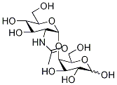 4-O-(2-乙酰氨基-2-脱氧-alpha-D-吡喃葡萄糖基)-D-半乳糖结构式_76909-76-7结构式