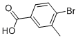 3-甲基-4-溴苯甲酸结构式_7697-28-1结构式