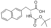 Boc-3-(2-萘基)-D-丙氨酸结构式_76985-10-9结构式