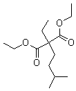 乙基(异戊基)丙二酸二乙酯结构式_77-24-7结构式