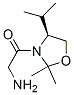 (s)-(9ci)-3-(氨基乙酰基)-2,2-二甲基-4-(1-甲基乙基)-噁唑啉结构式_770682-73-0结构式