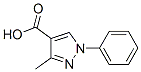 3-甲基-1-苯基-1H-吡唑-4-羧酸结构式_77169-11-0结构式
