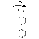 4-苯基哌嗪-1-羧酸叔丁酯结构式_77278-63-8结构式