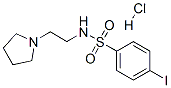4-Iodo-N-(2-pyrrolidin-1-yl-ethyl)-benzenesulfonamide hydrochloride Structure,77283-49-9Structure
