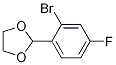 2-(2-溴-4-氟苯基)-1,3-二氧戊环结构式_773097-04-4结构式