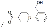 1-(2-Hydroxymethylphenyl)piperidine-4-carboxylic acid ethyl ester Structure,773870-63-6Structure