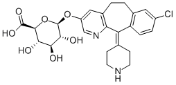 3-羟基锁链素氯雷他定beta-D-葡糖苷酸结构式_774538-89-5结构式