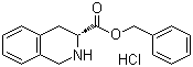 S-1,2,3,4-四氢异喹啉-3-羧酸苄酯盐酸盐结构式_77497-96-2结构式